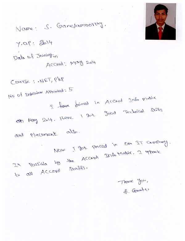 Dot Student Testimonial