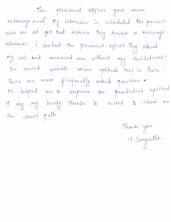 Dot Student Testimonial