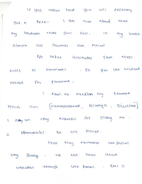 Dot Student Testimonial