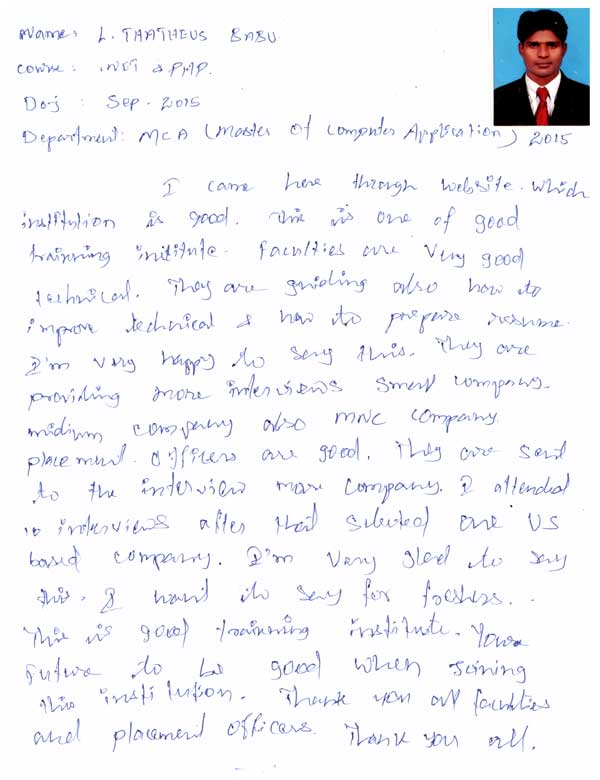 Dot Student Testimonial