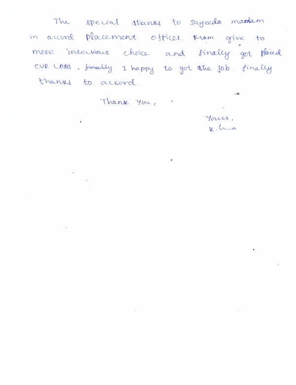 Dot Student Testimonial