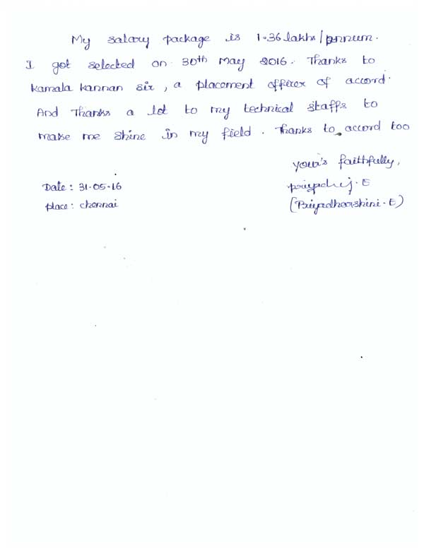 Dot Student Testimonial