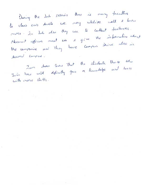 Dot Student Testimonial