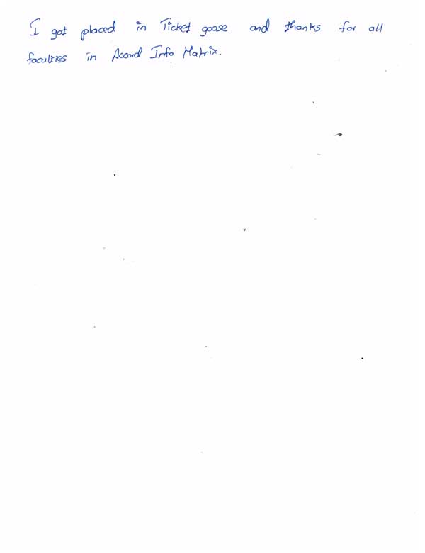 JAVA Student Testimonial