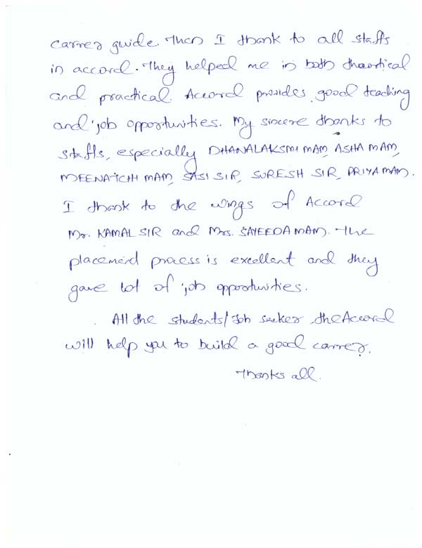 PHP Student Testimonial