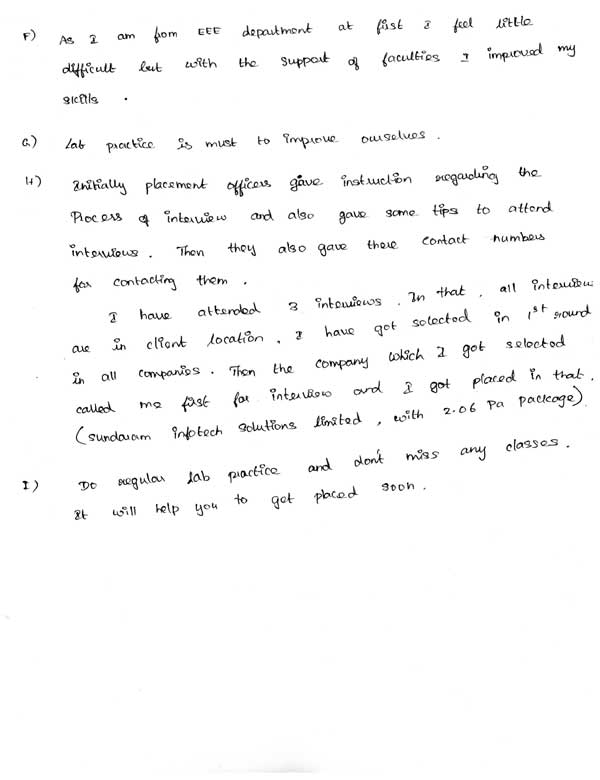 PHP Student Testimonial